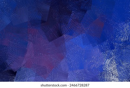 Dark Pink, Blue vector pattern with curved lines. Shining colorful illustration in simple curve style. Pattern for your design.