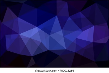 Dark Pink, Blue vector Pattern.  triangular template. Geometric sample. Repeating routine with triangle shapes. New texture for your design. Pattern can be used for background.