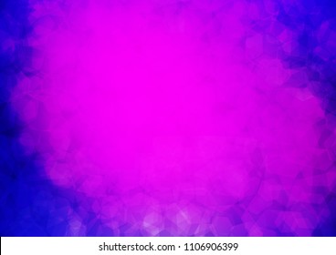 Dark Pink, Blue vector polygon abstract template. Modern geometrical abstract illustration with gradient. A completely new template for your business design.