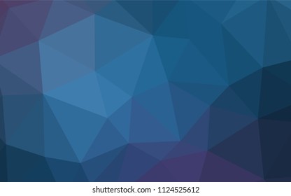 Dark Pink, Blue vector polygon abstract backdrop. Colorful illustration in abstract style with triangles. Brand new design for your business.