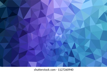 Dark Pink, Blue vector polygon abstract layout. A completely new color illustration in a polygonal style. Completely new template for your banner.