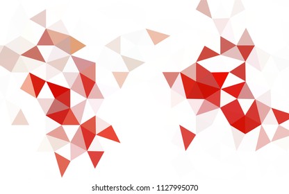 Dark Pink, Blue vector polygon abstract background. Polygonal abstract illustration with gradient. Brand new style for your business design.