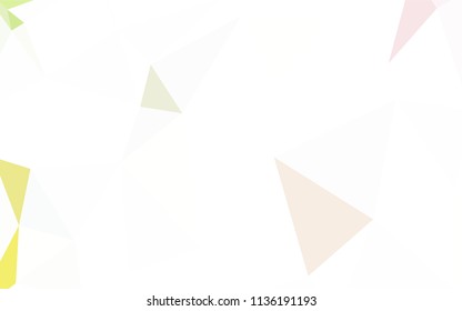 Dark Pink, Blue vector polygon abstract backdrop. Creative illustration in halftone style with triangles. New template for your brand book.