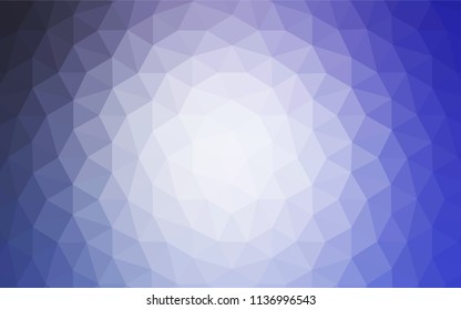 Dark Pink, Blue vector polygon abstract background. Colorful illustration in polygonal style with gradient. New template for your brand book.