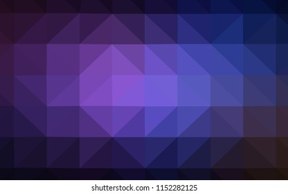 Dark Pink, Blue vector polygon abstract backdrop. Colorful illustration in polygonal style with gradient. Pattern for a brand book's backdrop.