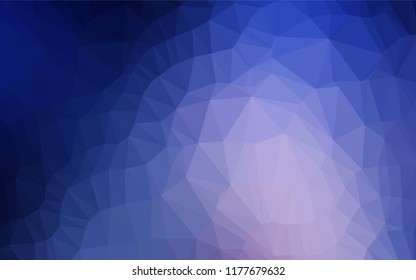 Dark Pink, Blue vector polygon abstract background. Geometric illustration in Origami style with gradient.  The elegant pattern can be used as part of a brand book.
