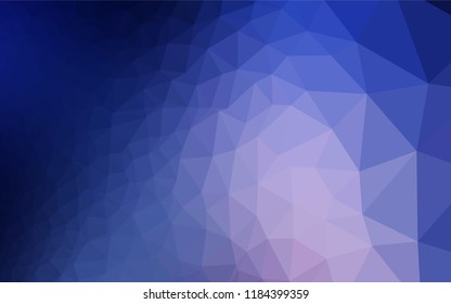 Dark Pink, Blue vector polygon abstract layout. Creative illustration in halftone style with gradient. Brand new design for your business.