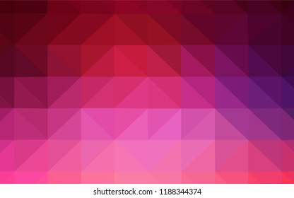 Dark Pink, Blue vector polygon abstract layout. A completely new color illustration in a polygonal style. A new texture for your web site.