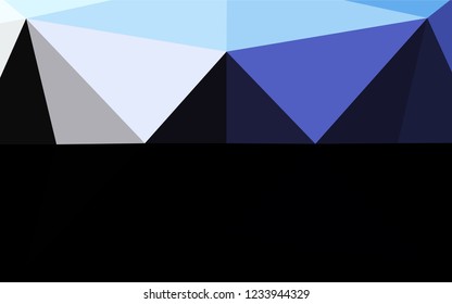 Dark Pink, Blue vector polygon abstract backdrop. Glitter abstract illustration with an elegant design. The polygonal design can be used for your web site.