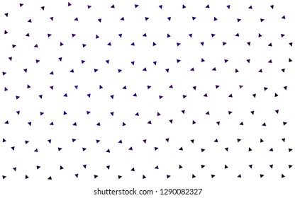Dark Pink, Blue vector  polygon abstract layout. Modern abstract illustration with triangles. Triangular pattern for your design.