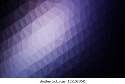 Dark Pink, Blue vector polygon abstract layout. Glitter abstract illustration with an elegant design. Template for a cell phone background.