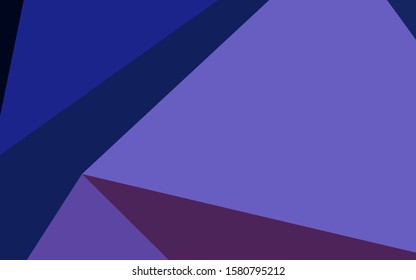 Dark Pink, Blue vector polygon abstract pattern. Modern geometrical abstract illustration with gradient. The completely new template can be used for your brand book.