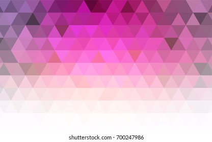 Dark Pink, Blue vector polygon abstract background. Glitter abstract illustration with an elegant design. The template can be used as a background for cell phones.