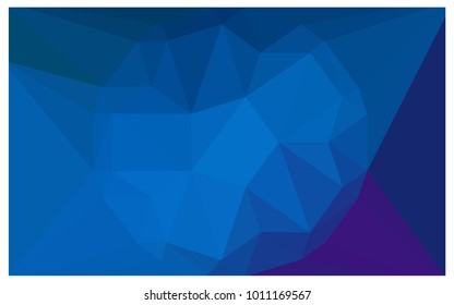 Dark Pink, Blue vector polygonal illustration, which consist of triangles with a gemstone in center. Triangular design of a huge diamond for your business. Creative geometric background of gems.