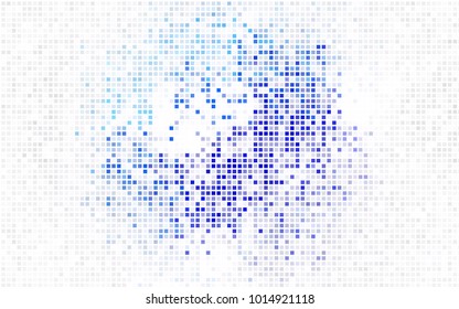 Dark Pink, Blue vector polygonal illustration consisting of rectangles. Rectangular design for your business. Creative geometric background in origami style with gradient.