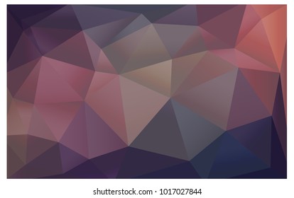 Dark Pink, Blue vector polygonal illustration, which consist of triangles. Triangular design for your business. Creative geometric background in Origami style with gradient