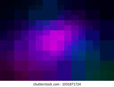 Dark Pink, Blue vector polygonal illustration, which consist of rectangles. Rectangular design for your business. Creative geometric background in Origami style with gradient