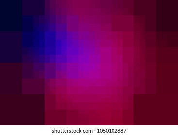 Dark Pink, Blue vector polygonal illustration, which consist of rectangles. Rectangular design for your business. Creative geometric background in Origami style with gradient