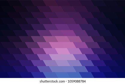 Dark Pink, Blue vector polygonal illustration consisting of rectangles. Rectangular design for your business. Creative geometric background in origami style with gradient.