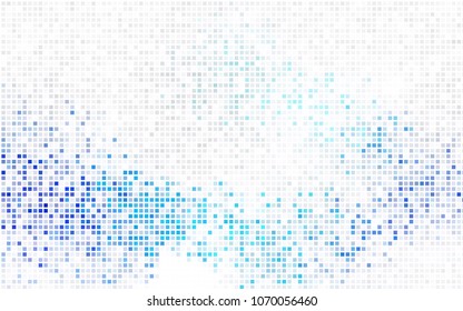 Dark Pink, Blue vector polygonal illustration consisting of rectangles. Rectangular design for your business. Creative geometric background in origami style with gradient.