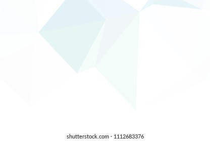 Dark Pink, Blue vector polygonal template. Shining polygonal illustration, which consist of triangles. Polygonal design for your web site.