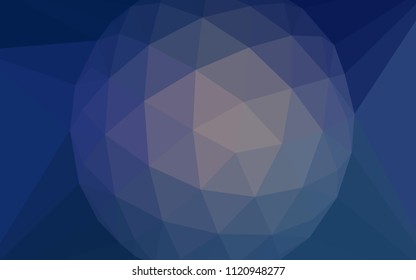 Dark Pink, Blue vector polygonal template with a diamond. A sample with polygonal shapes. A completely new design for your leaflet.