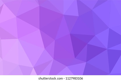 Dark Pink, Blue vector polygonal template. Shining polygonal illustration, which consist of triangles. A new texture for your web site.