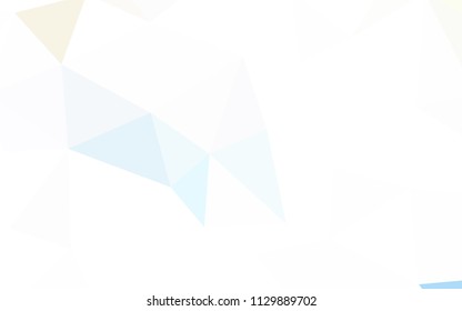 Dark Pink, Blue vector polygonal pattern. Polygonal abstract illustration with gradient. Pattern for a brand book's backdrop.