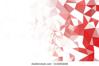 Dark Pink, Blue vector polygonal pattern. A sample with polygonal shapes. A completely new design for your leaflet.