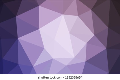 Dark Pink, Blue vector polygonal template. Polygonal abstract illustration with gradient. Template for cell phone's backgrounds.