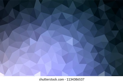 Dark Pink, Blue vector polygonal background. Colorful illustration in abstract style with triangles. A completely new design for your leaflet.
