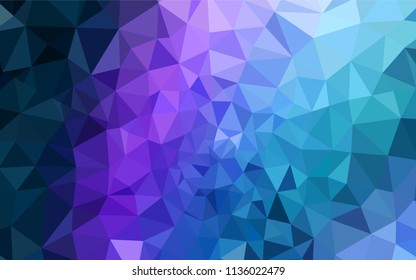 Dark Pink, Blue vector polygonal background. A sample with polygonal shapes. A new texture for your web site.