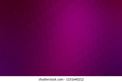 Dark Pink, Blue vector polygonal template. Geometric illustration in Origami style with gradient.  The polygonal design can be used for your web site.