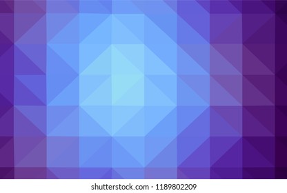 Dark Pink, Blue vector polygonal pattern. Polygonal abstract illustration with gradient. Brand new design for your business.
