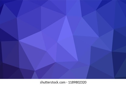 Dark Pink, Blue vector polygonal pattern. Triangular geometric sample with gradient.  A new texture for your web site.
