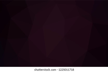 Dark Pink, Blue vector polygonal template. Colorful abstract illustration with triangles. New template for your brand book.
