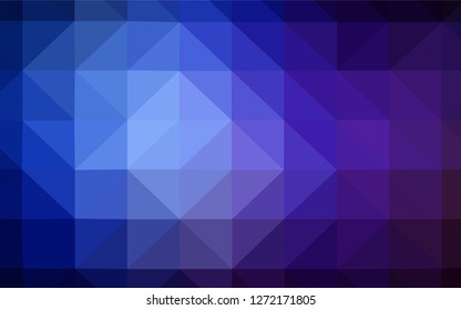 Dark Pink, Blue vector polygonal template. Elegant bright polygonal illustration with gradient. Textured pattern for your backgrounds.