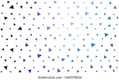 Dark Pink, Blue vector  polygonal template. Creative geometric illustration in Origami style with gradient. New template for your brand book.