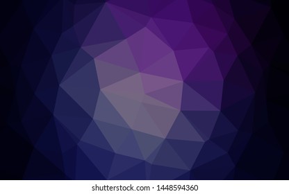 Dark Pink, Blue vector polygonal template. A completely new color illustration in a vague style. Completely new template for your business design.