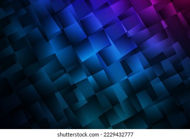 Patrón poligonal vector azul oscuro rosa. Muestra con formas poligonales. Plantilla para el fondo del teléfono móvil.