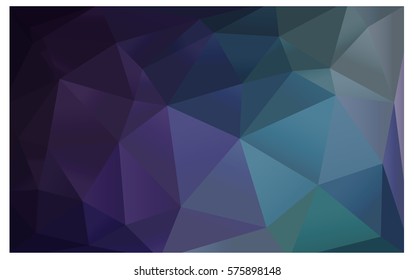 Dark Pink, Blue vector polygonal illustration, which consist of triangles. Triangular pattern for your business design. Geometric background in Origami style with gradient. 