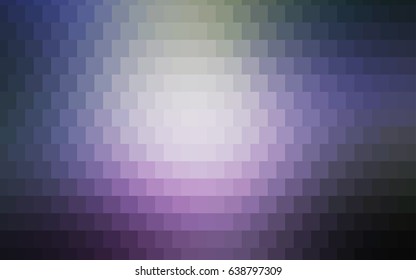 Dark Pink, Blue vector polygonal illustration consisting of rectangles. Rectangular design for your business. Creative geometric background in origami style with gradient.
