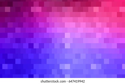 Dark Pink, Blue vector polygonal illustration consisting of rectangles. Rectangular design for your business. Creative geometric background in origami style with gradient.