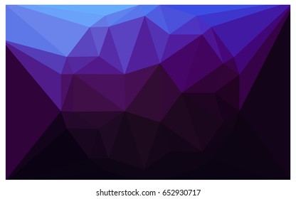 Dark Pink, Blue vector polygonal illustration, which consist of triangles with a gemstone in center. Triangular design of a huge diamond for your business. Creative geometric background of gems.