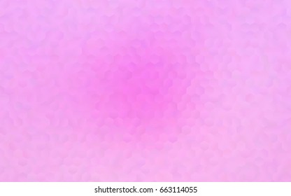 Dark Pink, Blue vector polygonal illustration, which consist of hexagons. Hexagonal pattern for your business design. Geometric background in Origami style with gradient. 
