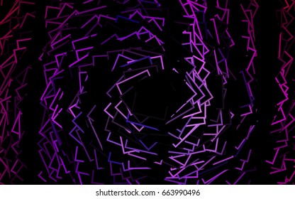Dark Pink, Blue vector polygonal illustration consisting of rectangles. Rectangular design for your business. Creative geometric background in origami style with gradient.