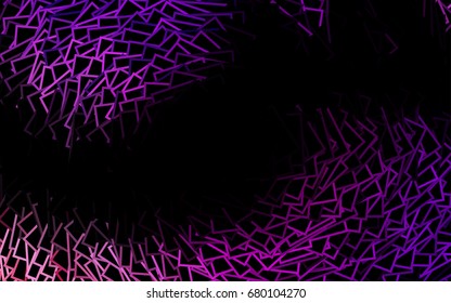 Dark Pink, Blue vector polygonal illustration consisting of rectangles. Rectangular design for your business. Creative geometric background in origami style with gradient.