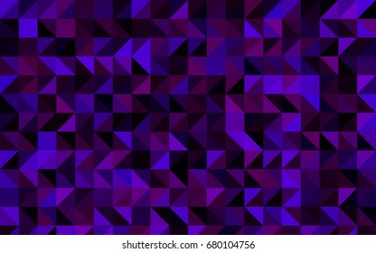 Dark Pink, Blue vector polygonal template. Creative illustration in halftone style with gradient. Brand-new style for your business design.