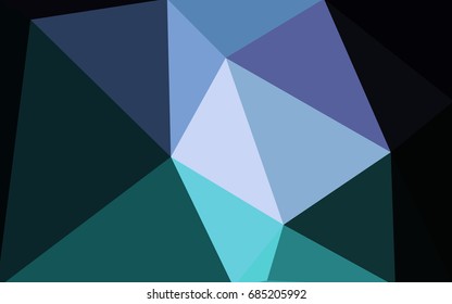 Dark Pink, Blue vector polygonal illustration, which consist of triangles. Triangular pattern for your business design. Geometric background in Origami style with gradient. 