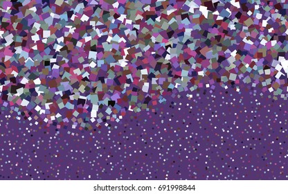 Dark Pink, Blue vector polygonal illustration consisting of rectangles. Rectangular design for your business. Creative geometric background in origami style with gradient.